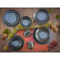 CreaTable Kombiservice »Rusty«, (Set, 20 Tlg., Kaffeeservice Und Tafelservice Im Set, Für 4 Personen), Service, Seidenmatte Glasur -Creatable 01c853f8c3388a2f8cb58cd05d517491