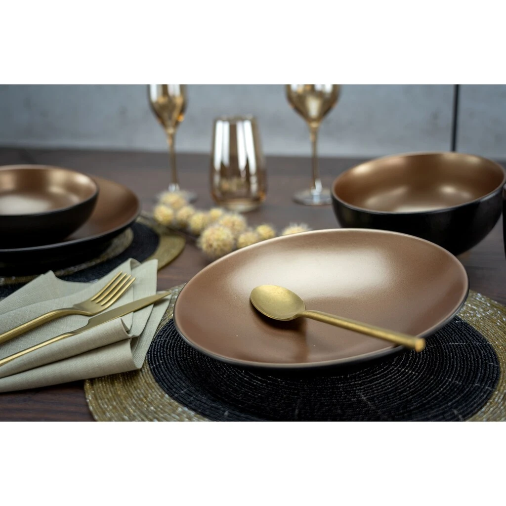 CreaTable Kombiservice »Glamour Gold«, (Set, 16 tlg., Kaffeeservice und Tafelservice im Set, für 4 Personen), Service, metallische Farben CreaTable Kombiservice »Glamour Gold«, (Set, 16 Tlg., Kaffeeservice Und Tafelservice Im Set, Für 4 Personen), Service, Metallische Farben -Creatable 060471d19f5007c65372a4fc2e31f8a9