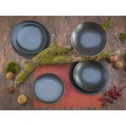 CreaTable Tafelservice »Rusty«, (Set, 12 Tlg., Teller Set Für 4 Personen), Service, Seidenmatte Glasur -Creatable 06f3c0a376a806b7bd53ae97f91f9010