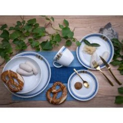 CreaTable Kombiservice »Love Bavaria«, (Set, 10 Tlg., Kaffeeservice Und Tafelservice Im Set, Für 2 Personen), Service, Für Die Bayrische Küche Und Lifestyle, Made In Europe -Creatable 0b40c918dccf68e34d80c57addc601c6