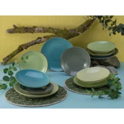 CreaTable Tafelservice »NATURE COLLECTION«, (Set, 12 Tlg., Teller Set Für 4 Personen), Service -Creatable 10914287e43a5cdc39eb4687661e6e2e