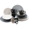 CreaTable Kombiservice »Very Cool«, (Set, 16 Tlg., Kaffeeservice Und Tafelservice Im Set, Für 4 Personen), Service, Coole Farben -Creatable 133701b97c8bb2840207d9da1342cee0