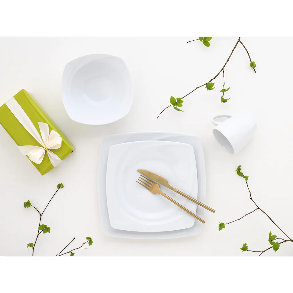 CreaTable Kombiservice »Celebration«, (Set, 16 tlg., Kaffeeservice und Tafelservice im Set, für 4 Personen), Service, weiß, abgerundete Ecken, ausdrucksstarkes Innenrelief CreaTable Kombiservice »Celebration«, (Set, 16 Tlg., Kaffeeservice Und Tafelservice Im Set, Für 4 Personen), Service, Weiß, Abgerundete Ecken, Ausdrucksstarkes Innenrelief -Creatable 136b149fef514a5713015ea687e43378