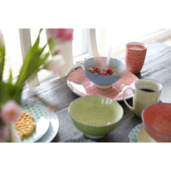 CreaTable Kombiservice »Mediterran«, (Set, 16 Tlg., Kaffeeservice Und Tafelservice Im Set, Für 4 Personen), Service, Spülmaschinengeeignet -Creatable 27c86dc2640d699243198afd6f42f205