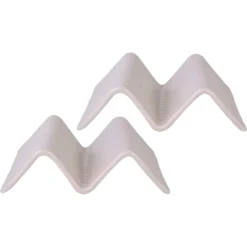 CreaTable Servierplatte »Taco Stand«, (Set, 2 Tlg.), Servier Set, Weiß, Topaktueller „Street Food“ Trend