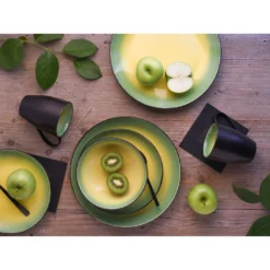 CreaTable Kombiservice »HOT«, (Set, 16 Tlg., Kaffeeservice Und Tafelservice Im Set, Für 4 Personen), Service, Interessanter Farbverlauf, Spülmaschinenfest 4 CreaTable Kombiservice »HOT«, (Set, 16 Tlg., Kaffeeservice Und Tafelservice Im Set, Für 4 Personen), Service, Interessanter Farbverlauf, Spülmaschinenfest -Creatable 2c285201928fcc26525c1819e04872ec