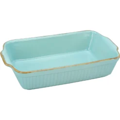 CreaTable Auflaufform »Classic Vintage«, Steinzeug, (1 St.), Mit Markantem Streifendekor, 20 X 34 Cm