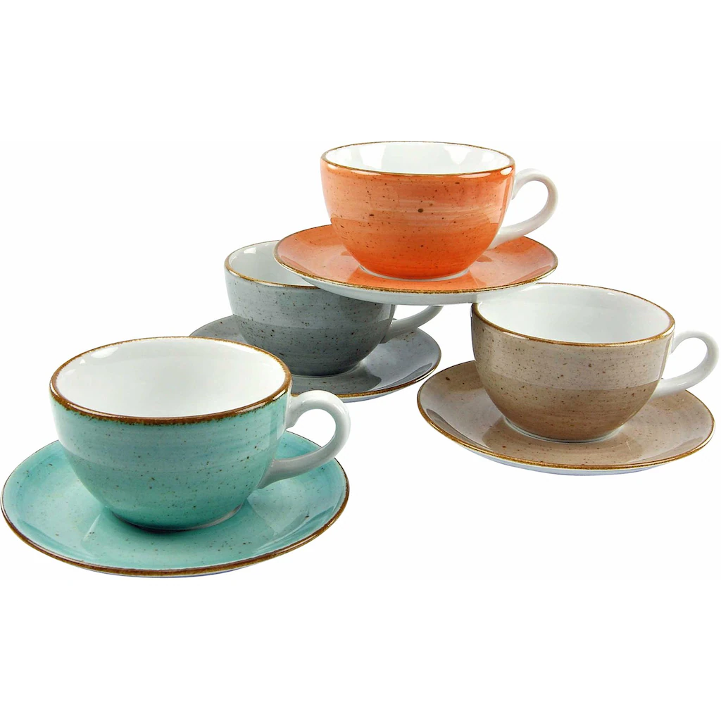 CreaTable Cappuccinotasse »Kaffeetasse VINTAGE NATURE«, (Set, 8 tlg.), Tassen Set, 4 Tassen, 4 Untertassen CreaTable Cappuccinotasse »Kaffeetasse VINTAGE NATURE«, (Set, 8 Tlg.), Tassen Set, 4 Tassen, 4 Untertassen -Creatable 476aa68e31ea7d1e1d08ac292625a2bc