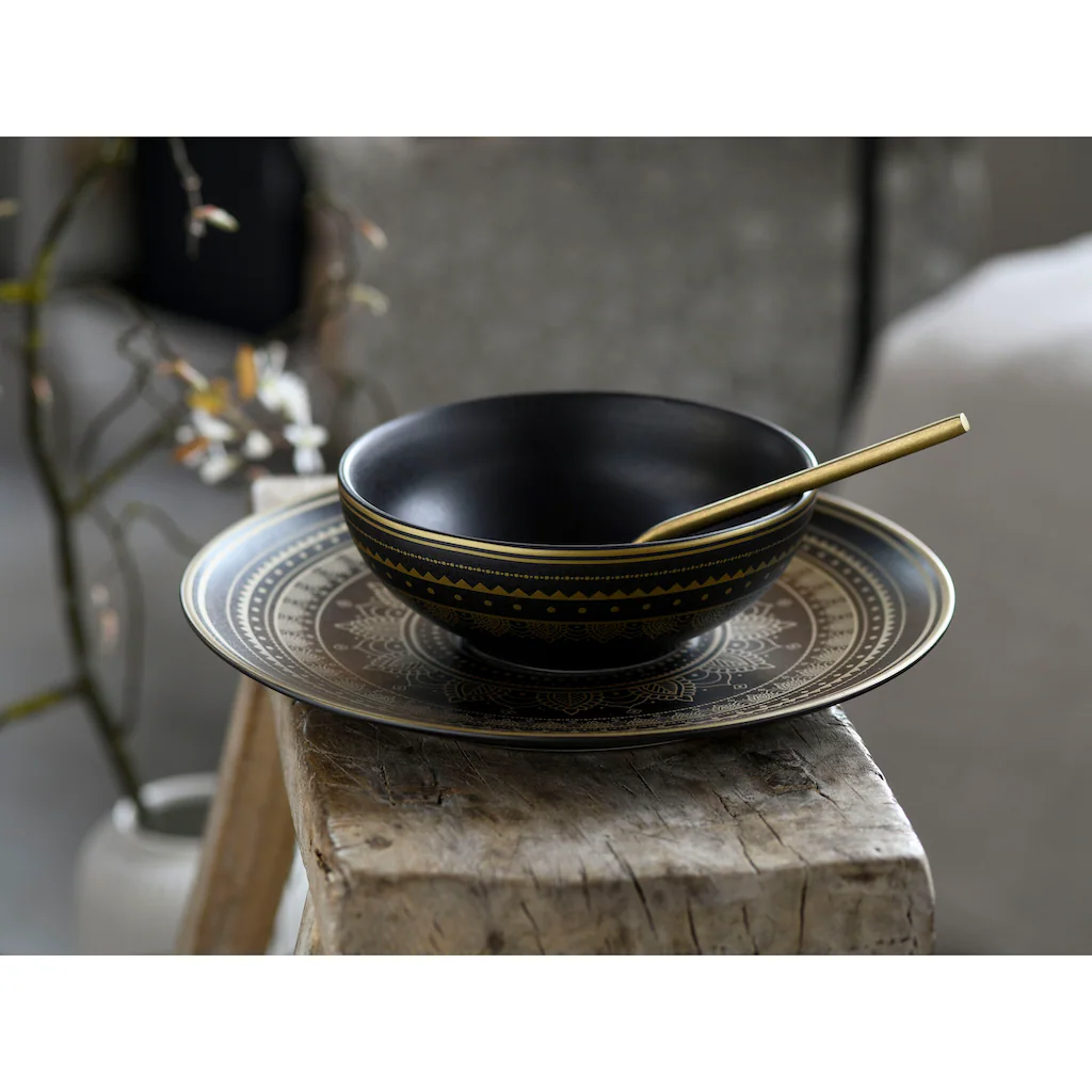 CreaTable Kombiservice »Mandala Gold«, (Set, 8 tlg., Kaffeeservice und Tafelservice im Set, für 2 Personen), Service, goldene orientalische Motive CreaTable Kombiservice »Mandala Gold«, (Set, 8 Tlg., Kaffeeservice Und Tafelservice Im Set, Für 2 Personen), Service, Goldene Orientalische Motive -Creatable 47e76f36443778732cbb249b6509deff