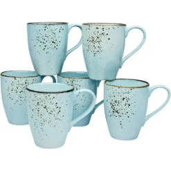 CreaTable Becher »Kaffeebecher NATURE COLLECTION«, (Set, 6 Tlg.), Tassen Set, 6-teilig
