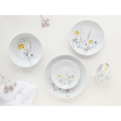 CreaTable Kombiservice »AllRound«, (Set, 10 Tlg., Kaffeeservice Und Tafelservice Im Set, Für 2 Personen), Service, Moderne Formensprache, Fröhliche Und Frische Farben -Creatable 5c9e72de492ea126321c94382f9f531a