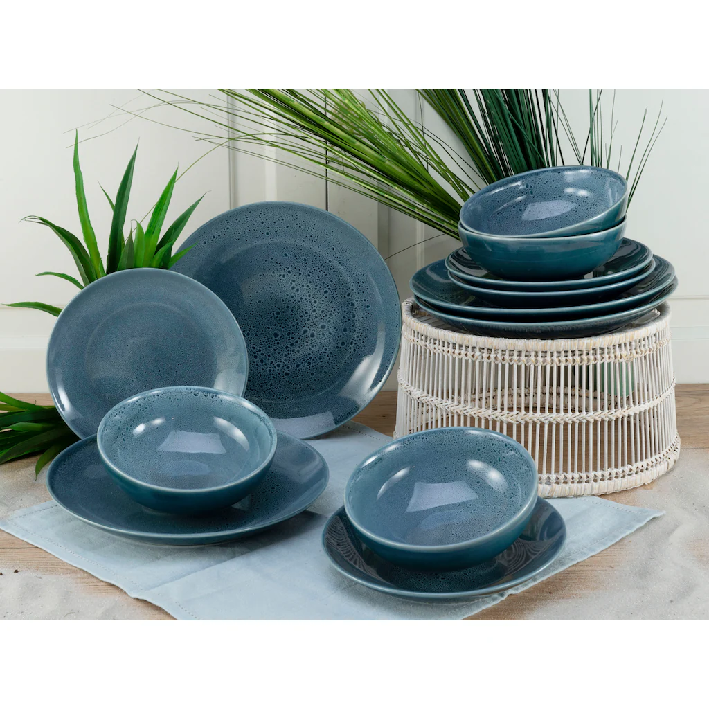 CreaTable Tafelservice »Reactive Nostalgic«, (Set, 12 tlg., Teller Set für 4 Personen), Service, jedes Stück ist ein Unikat CreaTable Tafelservice »Reactive Nostalgic«, (Set, 12 Tlg., Teller Set Für 4 Personen), Service, Jedes Stück Ist Ein Unikat -Creatable 66318f6433f5dd679e955f64ff4b902f