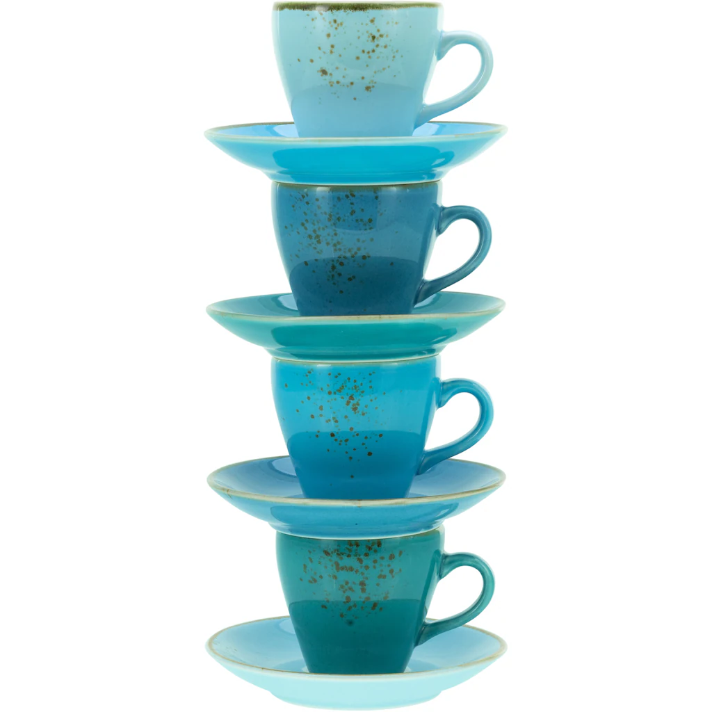 CreaTable Espressotasse »Kaffeetasse NATURE COLLECTION Aqua«, (Set, 8 tlg.), Tassen Set, aktuelle Blautöne mit Sprenkel, 4 Tassen, 4 Untertassen CreaTable Espressotasse »Kaffeetasse NATURE COLLECTION Aqua«, (Set, 8 Tlg.), Tassen Set, Aktuelle Blautöne Mit Sprenkel, 4 Tassen, 4 Untertassen -Creatable 6c52e6ebf31afa8f54500acfd236b0a5