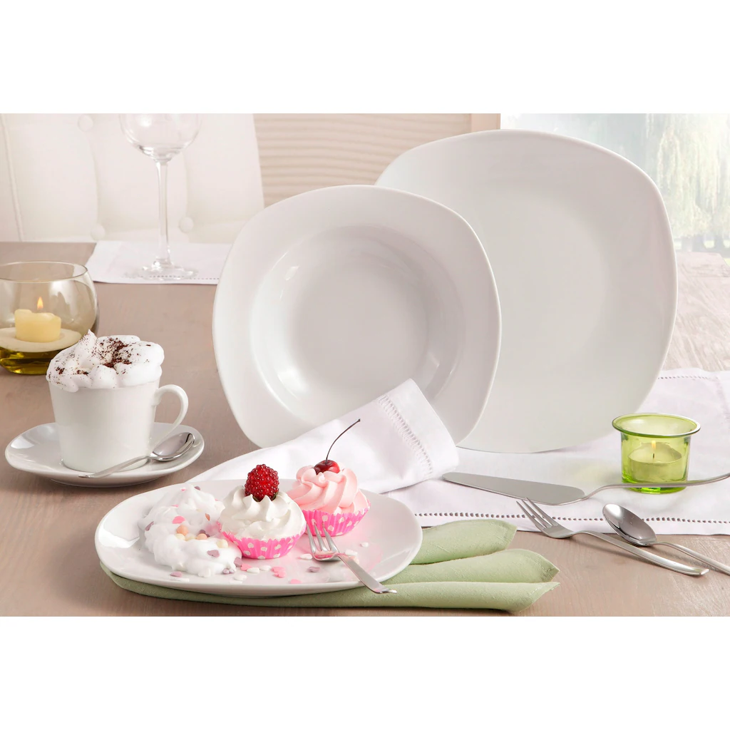 CreaTable Kaffeeservice »Amelie«, (Set, 18 tlg., Kaffeegeschirr für 6 Personen), Service, weiß, mikrowellengeeignet CreaTable Kaffeeservice »Amelie«, (Set, 18 Tlg., Kaffeegeschirr Für 6 Personen), Service, Weiß, Mikrowellengeeignet -Creatable 70c1d6fef9ca4cb30d7101be0aa66a8e