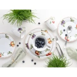 CreaTable Kombiservice »Flora Orchard«, (Set, 16 Tlg., Kaffeeservice Und Tafelservice Im Set, Für 4 Personen), Service, Porzellan, Nostalgischer Manufakturstil, Made In Europe -Creatable 730af149f668c0e21654cb12ed4a7b4c