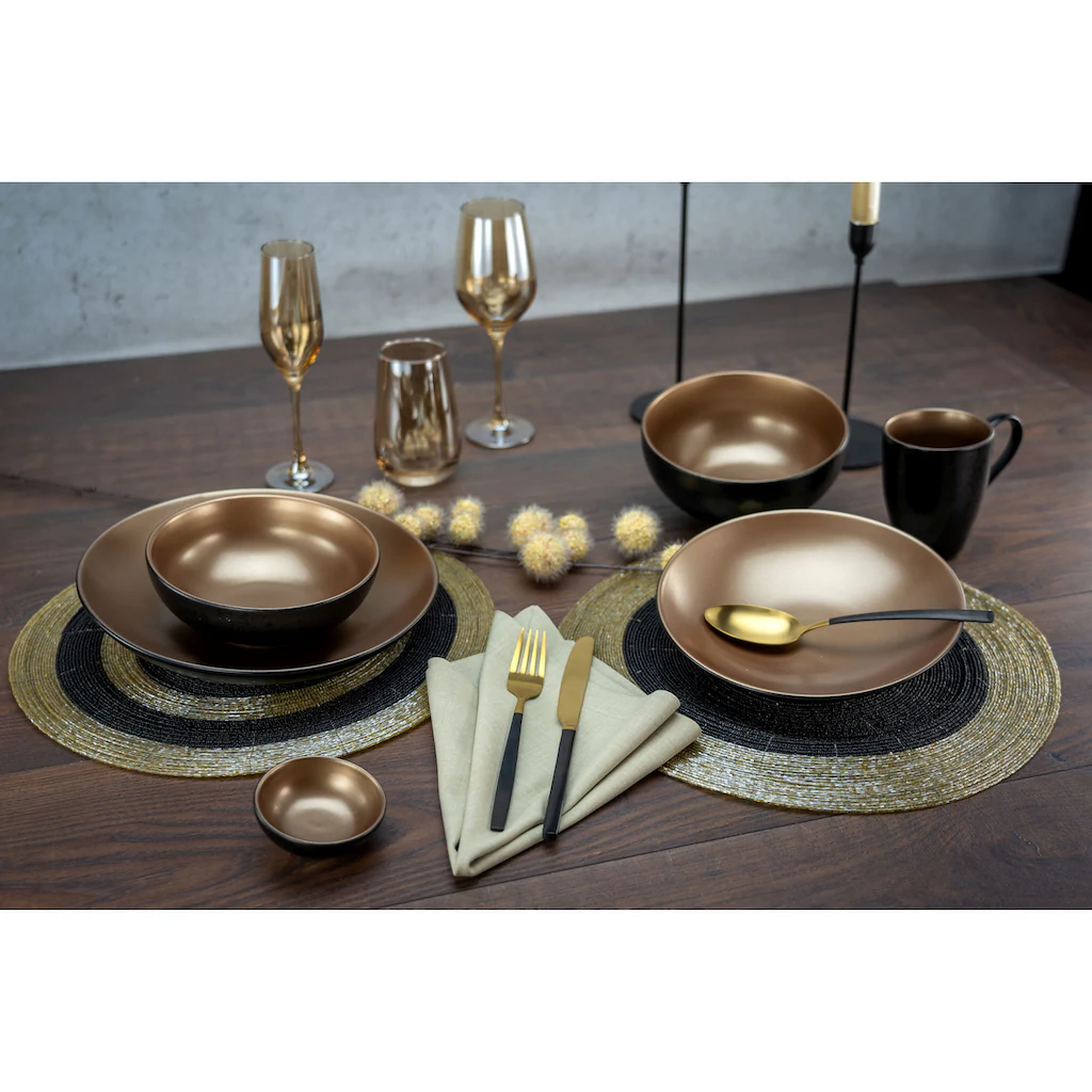 CreaTable Kombiservice »Glamour Gold«, (Set, 16 tlg., Kaffeeservice und Tafelservice im Set, für 4 Personen), Service, metallische Farben CreaTable Kombiservice »Glamour Gold«, (Set, 16 Tlg., Kaffeeservice Und Tafelservice Im Set, Für 4 Personen), Service, Metallische Farben -Creatable 74d1367ff733838aab49e318a9f54f81