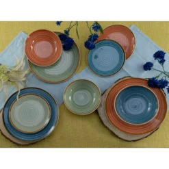 CreaTable Kombiservice »Country«, (Set, 24 Tlg., Kaffeeservice Und Tafelservice Im Set, Für 6 Personen), Service, Spiraldekor -Creatable 74e6039306bf9a5edce61770be1286a1