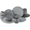 CreaTable Kombiservice »LOFT STONE«, (Set, 16 Tlg., Kaffeeservice Und Tafelservice Im Set, Für 4 Personen), Service, Mikrowellengeeignet -Creatable 77593576bc80c93f4f9f395e1d2e8a38