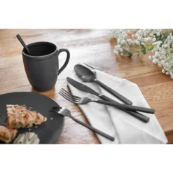 CreaTable Kombiservice »Soft Touch Black«, (Set, 20 Tlg., Kaffeeservice Und Tafelservice Im Set, Für 4 Personen), Service, Schwarz, Seidenmatte Glasur, Made In Europe -Creatable 7904d68842f150086c969ffde0d16828