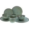 CreaTable Kombiservice »Stone Town«, (Set, 8 Tlg., Kaffeeservice Und Tafelservice Im Set, Für 2 Personen), Service, Organische Form, Widerstandsfähige Glasur, Handmade Charakter -Creatable 860c0d1fadd58f94786921df6c3bb9ff