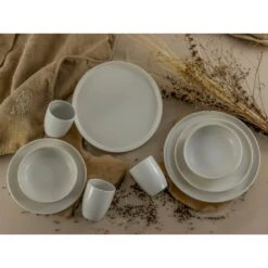 CreaTable Kombiservice »Uno«, (Set, 16 Tlg., Kaffeeservice Und Tafelservice Im Set, Für 4 Personen), Service, Harmonisch Ausbalancierte Form, Made In Europe -Creatable 8f1f81e5b63dbca00ee9a7c48702623c