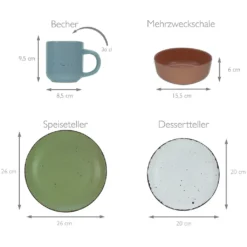 CreaTable Kombiservice »Nordic«, (Set, 16 Tlg., Kaffeeservice Und Tafelservice Im Set, Für 4 Personen), Service, Angesagter Skandinavischer Life Style 6 CreaTable Kombiservice »Nordic«, (Set, 16 Tlg., Kaffeeservice Und Tafelservice Im Set, Für 4 Personen), Service, Angesagter Skandinavischer Life Style -Creatable 9a9ade5521a96b2612619770d4b7f40d