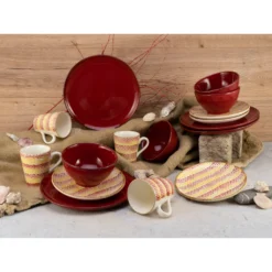 CreaTable Kombiservice »Malaga«, (Set, 16 Tlg., Kaffeeservice Und Tafelservice Im Set, Für 4 Personen), Service, Mit Ethno-Motiven, Made In Europe 3 CreaTable Kombiservice »Malaga«, (Set, 16 Tlg., Kaffeeservice Und Tafelservice Im Set, Für 4 Personen), Service, Mit Ethno-Motiven, Made In Europe -Creatable 9f23caeb8025057707f759090315f352