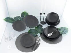 Tafelservice Lava Stone 12tlg. -Creatable FJPG S700 199
