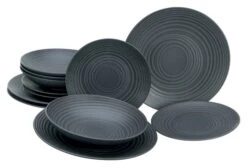 Tafelservice Lava Stone 12tlg. -Creatable FJPG S700 200