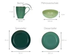 Kombiservice Green Life 16tlg. 8 Kombiservice Green Life 16tlg. -Creatable FJPG S700 227