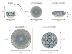 Kombiservice Marrakesch 30tlg. -Creatable FJPG S700 261