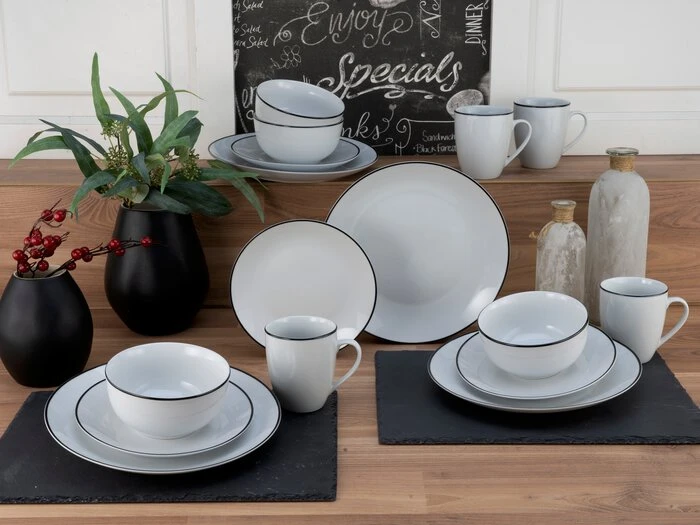 Kombiservice Black Line 16tlg. Kombiservice Black Line 16tlg. -Creatable FJPG S700 270