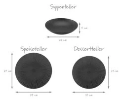 Tafelservice Vesuvio 12tlg. -Creatable FJPG S700 76