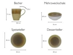 Kombiservice Caldera 8tlg. -Creatable FJPG S700 9