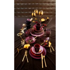 CreaTable Kombiservice »Very Berry«, (Set, 16 Tlg., Kaffeeservice Und Tafelservice Im Set, Für 4 Personen), Service, In Beerenfarben -Creatable abbb33313698a2dcbe552011f657af3a