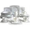 CreaTable Kombiservice »Celebration«, (Set, 30 Tlg., Kaffeeservice Und Tafelservice Im Set, Für 6 Personen), Service, Weiß, Spülmaschinenfest -Creatable af1b19f605e69ca92a1a2957a06ea43e