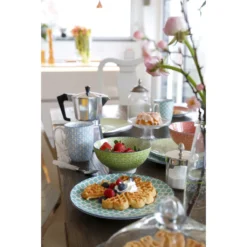 CreaTable Kombiservice »Mediterran«, (Set, 16 Tlg., Kaffeeservice Und Tafelservice Im Set, Für 4 Personen), Service, Spülmaschinengeeignet -Creatable b29cae5a88a3c7c63afe2de8811e7374
