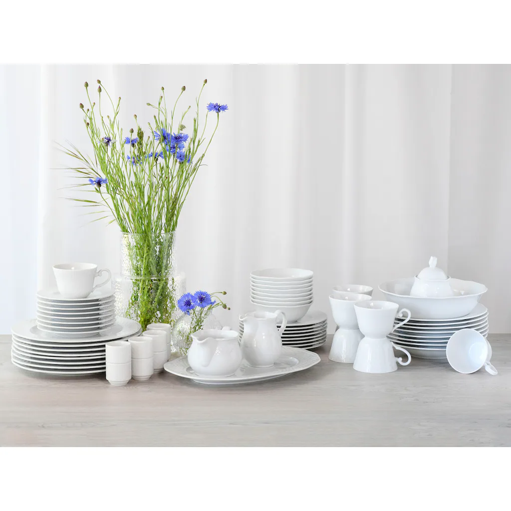 CreaTable Kombiservice »Arianne«, (Set, 61 tlg., Kaffeeservice und Tafelservice im Set, für 8 Personen), Service, weiß, klassische, traditionelle Form, Made in Europe CreaTable Kombiservice »Arianne«, (Set, 61 Tlg., Kaffeeservice Und Tafelservice Im Set, Für 8 Personen), Service, Weiß, Klassische, Traditionelle Form, Made In Europe -Creatable b6e589f4ed8bb757c6199388a53894ed
