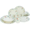 CreaTable Kombiservice »Frida«, (Set, 16 Tlg., Kaffeeservice Und Tafelservice Im Set, Für 4 Personen), Service, Zarte Blüten, Feine Dekoration -Creatable b84ecfe699e0b26db6f5007137991e8c
