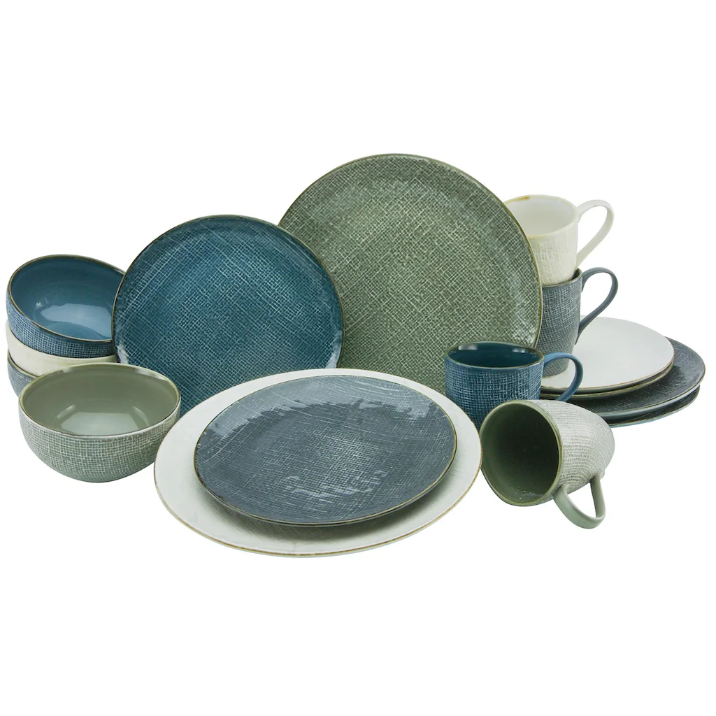 CreaTable Kombiservice »Canvas«, (Set, 16 tlg., Kaffeeservice und Tafelservice im Set, für 4 Personen), Service, Leinenstruktur, nordische Farben CreaTable Kombiservice »Canvas«, (Set, 16 Tlg., Kaffeeservice Und Tafelservice Im Set, Für 4 Personen), Service, Leinenstruktur, Nordische Farben -Creatable bd32230c7f1d8dd5d996f767fc5190c5