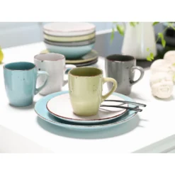 CreaTable Kombiservice »Fashion«, (Set, 16 Tlg., Kaffeeservice Und Tafelservice Im Set, Für 4 Personen), Service, Vintage-Look -Creatable c55310452673f42d5469a00ff18877e0