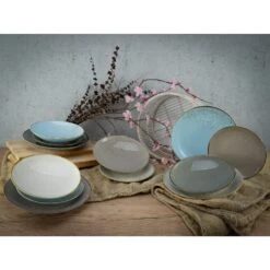 Creatable -Creatable creatable 12 tlg teller set nature collection skandinavien in mehrfarbig 1