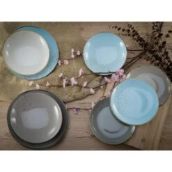 12-tlg. Teller Set Nature Collection Skandinavien In Mehrfarbig -Creatable creatable 12 tlg teller set nature collection skandinavien in mehrfarbig 4