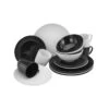 CreaTable Allegra Kombiservice 16 Teilig In Schwarz/weiß 1 CreaTable Allegra Kombiservice 16 Teilig In Schwarz/weiß -Creatable creatable creatable allegra kombiservice 16 teilig in schwarz weiss
