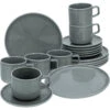 CreaTable Chef Collection Kaffeeservice 18 Teilig In Grau 1 CreaTable Chef Collection Kaffeeservice 18 Teilig In Grau -Creatable creatable creatable chef collection kaffeeservice 18 teilig in grau