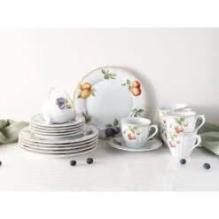 CreaTable Flora Orchard Kaffeeservice 18 Teilig In Mehrfarbig -Creatable creatable creatable flora orchard kaffeeservice 18 teilig in mehrfarbig 2