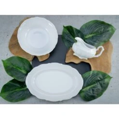 CreaTable Maria Theresia Servierset 3 Teilig In Weiß -Creatable creatable creatable maria theresia servierset 3 teilig in weiss 2