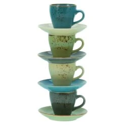 CreaTable Nature Collection Bistrotassen Set, Espresso Set 8-tlg In Mehrfarbig -Creatable creatable creatable nature collection bistrotassen set espresso set 8 tlg in mehrfarbig 1