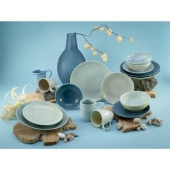 CreaTable Reactive Aqua Kombiservice 16 Teilig In Blau -Creatable creatable creatable reactive aqua kombiservice 16 teilig in blau 1