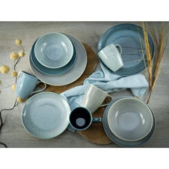 CreaTable Reactive Aqua Kombiservice 16 Teilig In Blau -Creatable creatable creatable reactive aqua kombiservice 16 teilig in blau 3